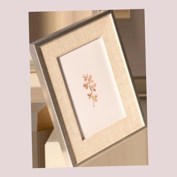 Marco de foto gris 14 cm