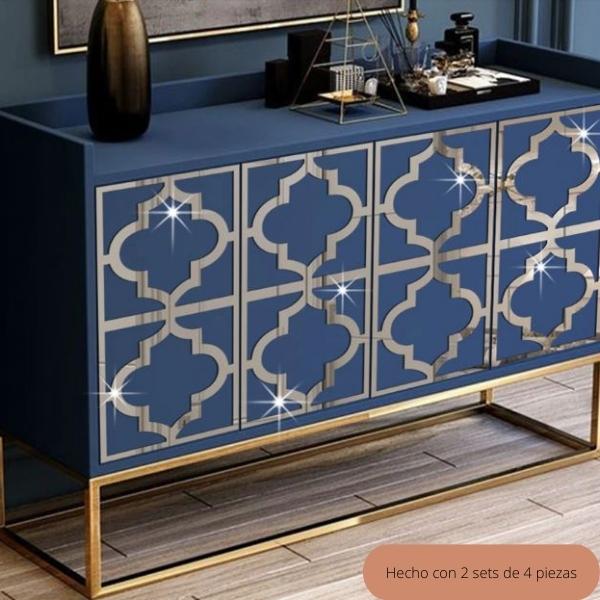 Decoración Mural moderna, 4 piezas, 20x20CM