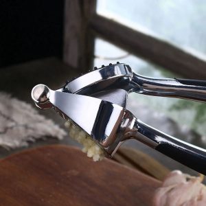 Prensa de ajo mango negro