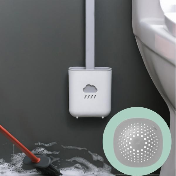 Set Cepillo Sanitario y filtro Silicona multiuso - Imagen 2